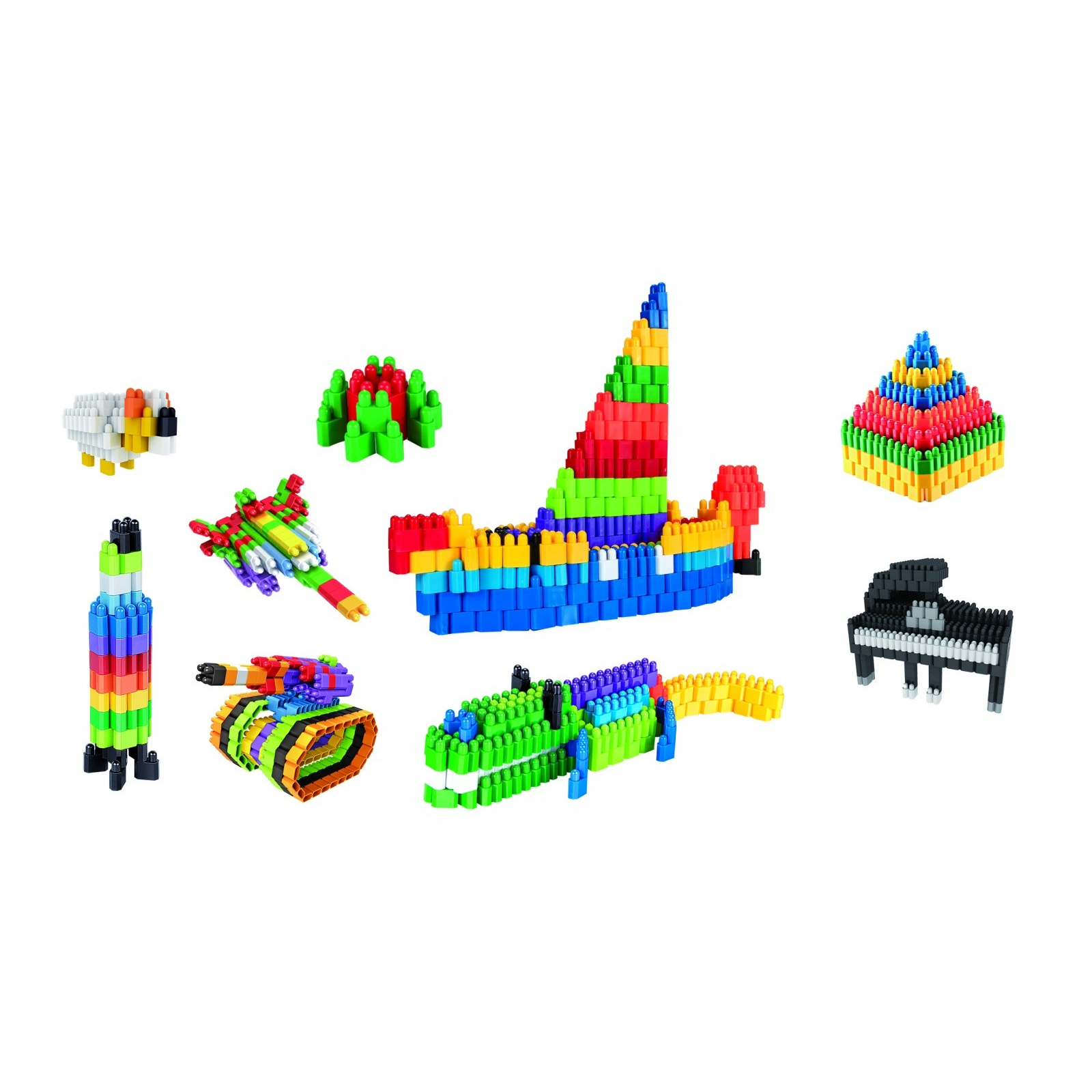 Askato Block-Puzzle 160 darabos készlet (102153)
