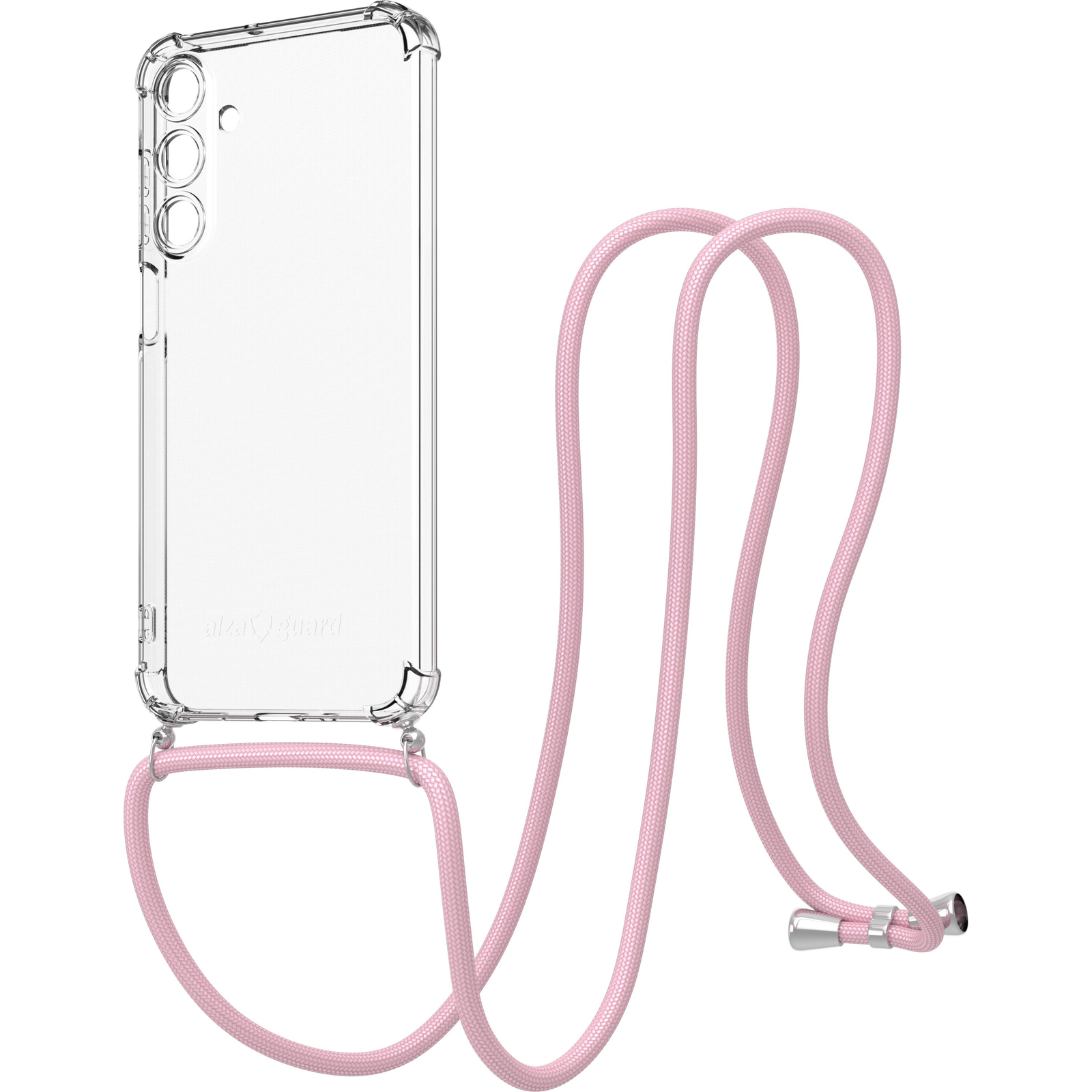 AlzaGuard Luxe Lanyard Case Samsung Galaxy A16 rózsaszín tok (AGD-PCL016P)