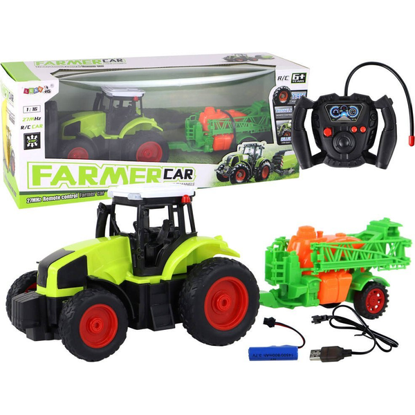 R/C Távirányítós Traktor - Permetezővel, 1:16
