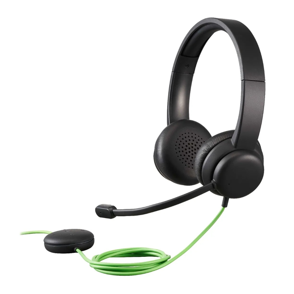Acer Conference Headset – черни слушалки с кабел с дължина 2 м