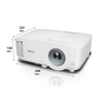 BenQ MH733 dataprojektor Projektor se standardní projekční vzdáleností 4000 ANSI lumen DLP 1080p (1920x1080) Bílá