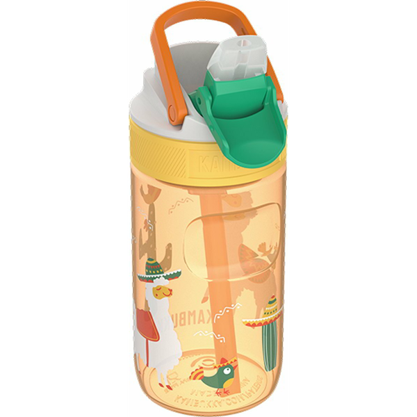 Kambukka Lagoon Mexican Parade 400ml Gyerek Kulacs - Narancssárga/Mintás