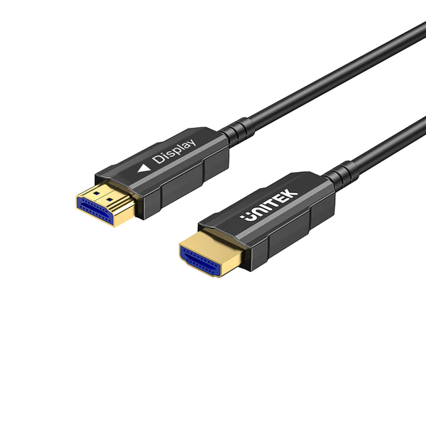 Unitek C11072BK-20M HDMI - HDMI 2.0 Aktív optikai kábel 20m - Fekete