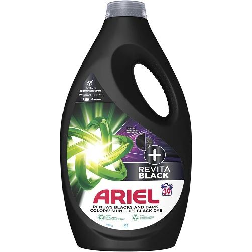 Ariel Tekutý prací prostředek, 39 praní, + Revitablack