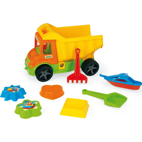 Wader Multi Dömper homokozó készlettel 38cm (70300)