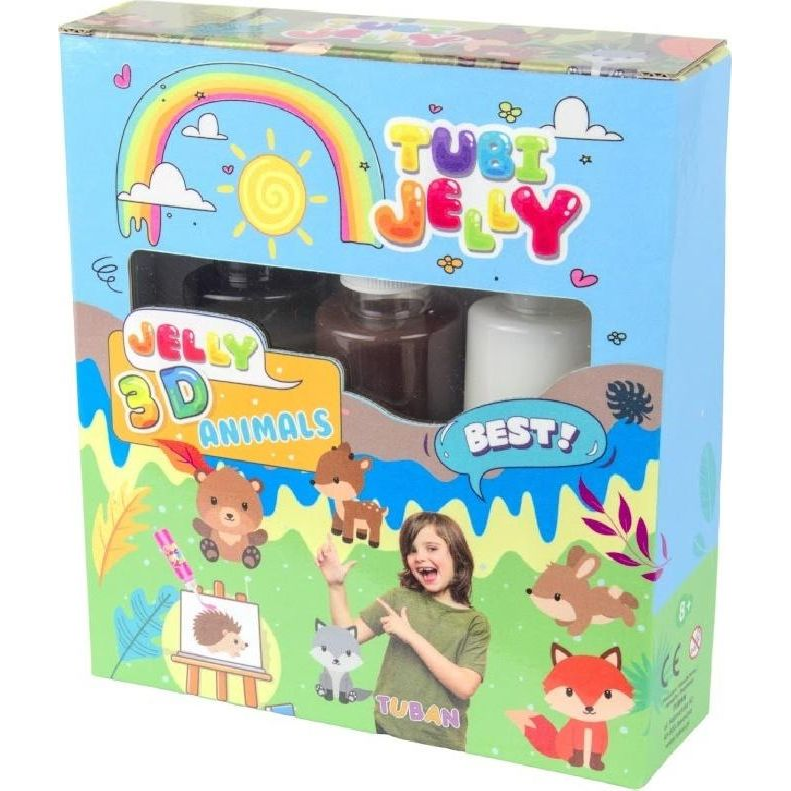 Tubi Zselés Készlet 3 Színben - Állatok (GXP-725145)