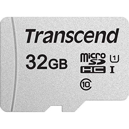 Transcend TS32GUSD300S 300S Memory-card, 32GB, Micro-SDHC 4K, 95/45MB/s, UHS-I Class10 U3, 2.7~3.6V