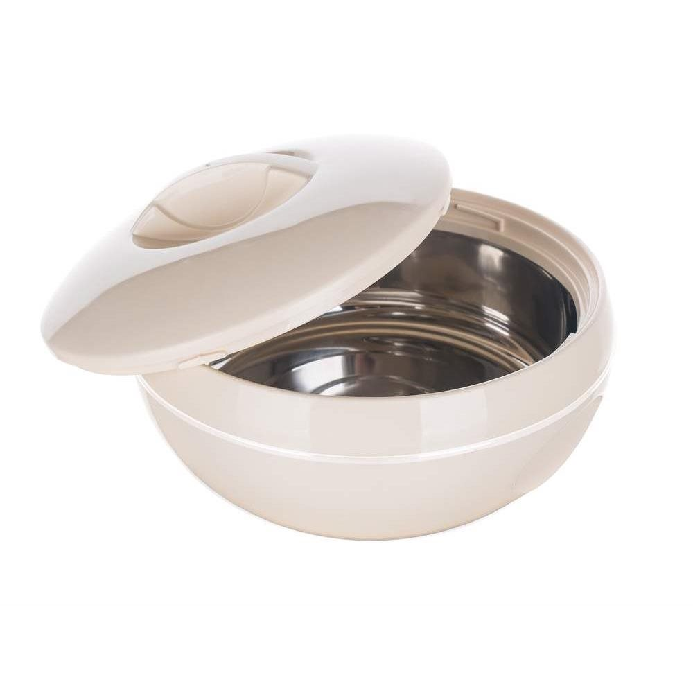 BANQUET Thermo edény fedővel AVANZA 3,5 l, bézs színű (A15235)