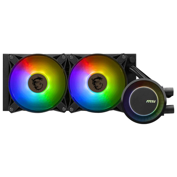 MSI MAG CORELIQUID E240 sistema de refrigeración para ordenador Placa base, Procesador Kit de refrigeración líquida 12 cm Negro
