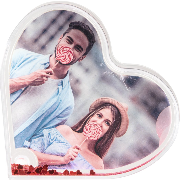 Hama Heart Cornice per foto singola Rosso, Trasparente