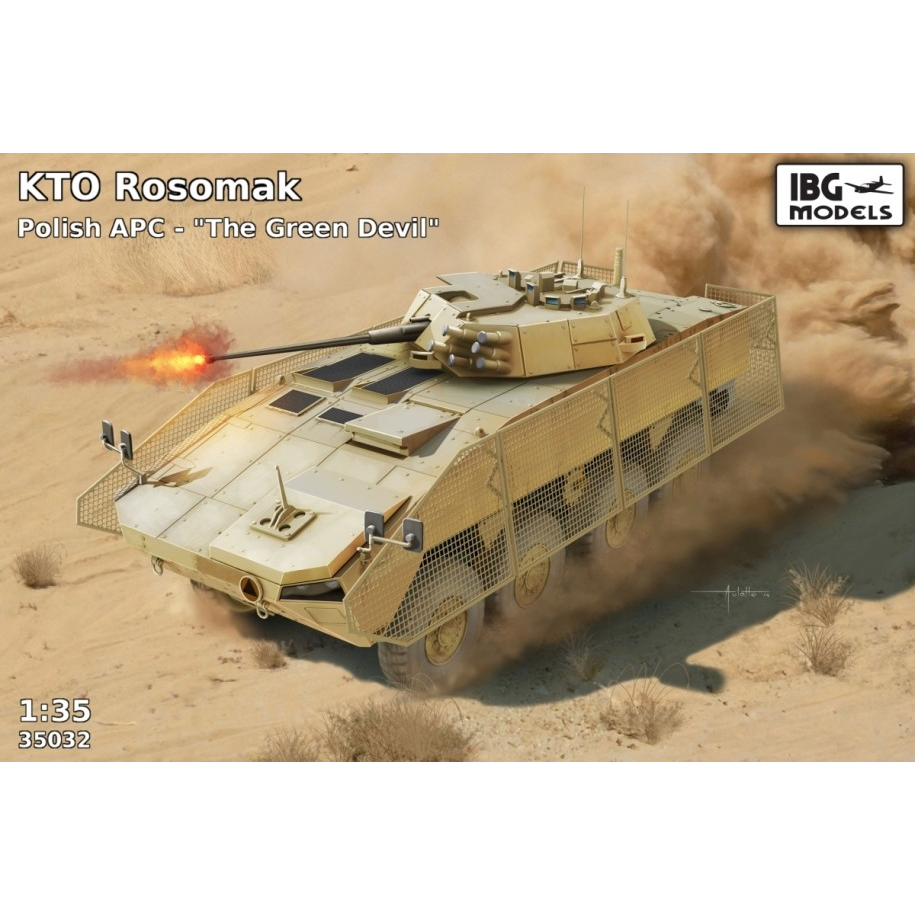 IBG KTO Rosomak The Green Devil személyszállító műanyag modell (1:35) (IBG 35032)