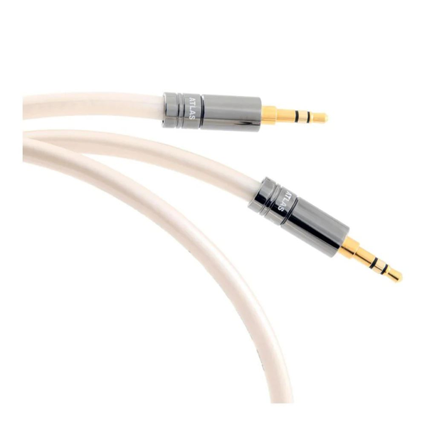 Atlas Element Metik 3.5mm jack kábel 0,75 m fehér (5056453500715)