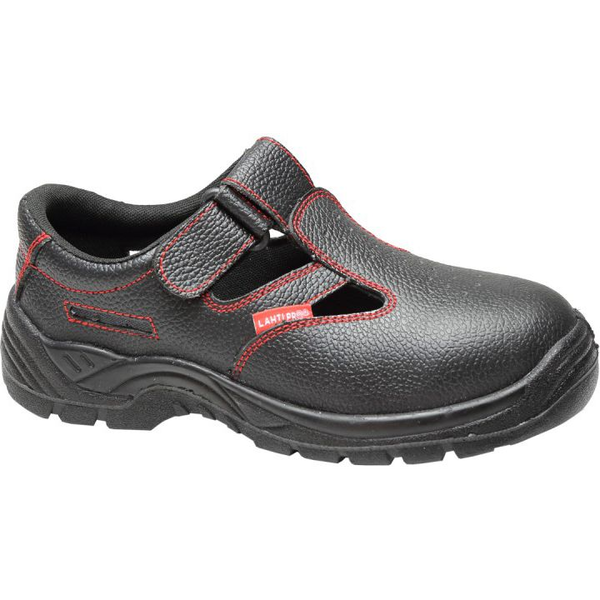 Lábatlan bőr szandál fekete, o1 src, "42", ce,lahti