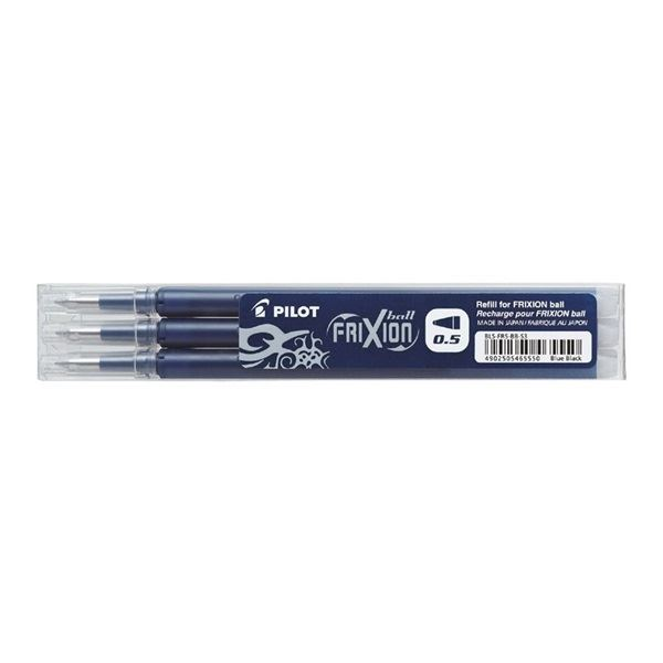 Pilot Frixion 0,5mm 3db-os tintakék rollertoll betét (BLS-FR5-BB-S3) (BLS-FR5-BB-S3)