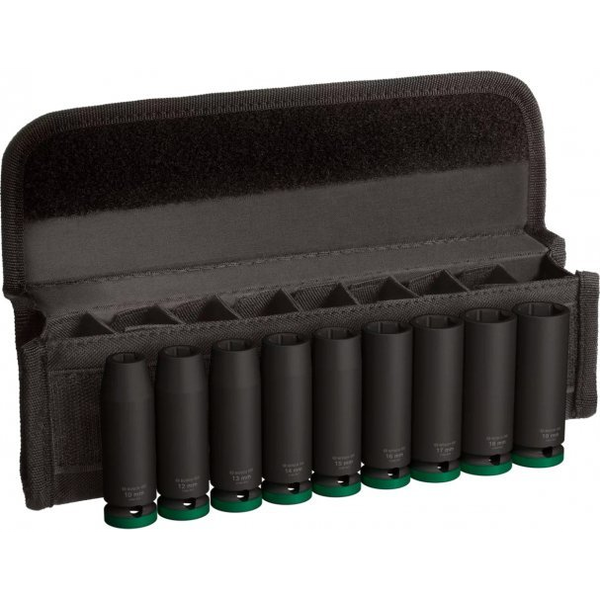 bosch powertools Bosch PRO Impact socket set 1/2'', 9-piece (black, deep)