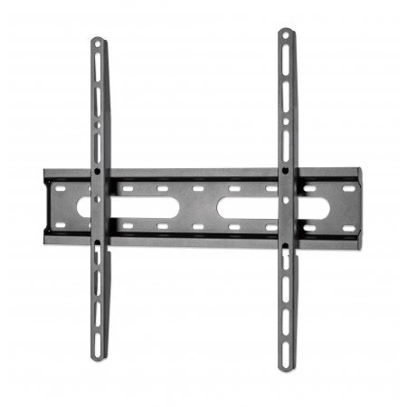 Manhattan TV állvány - Fali fix ultravékony TV állvány Fekete (max.VESA:400x400)(32"-55"-ig) 45kg teherbírás