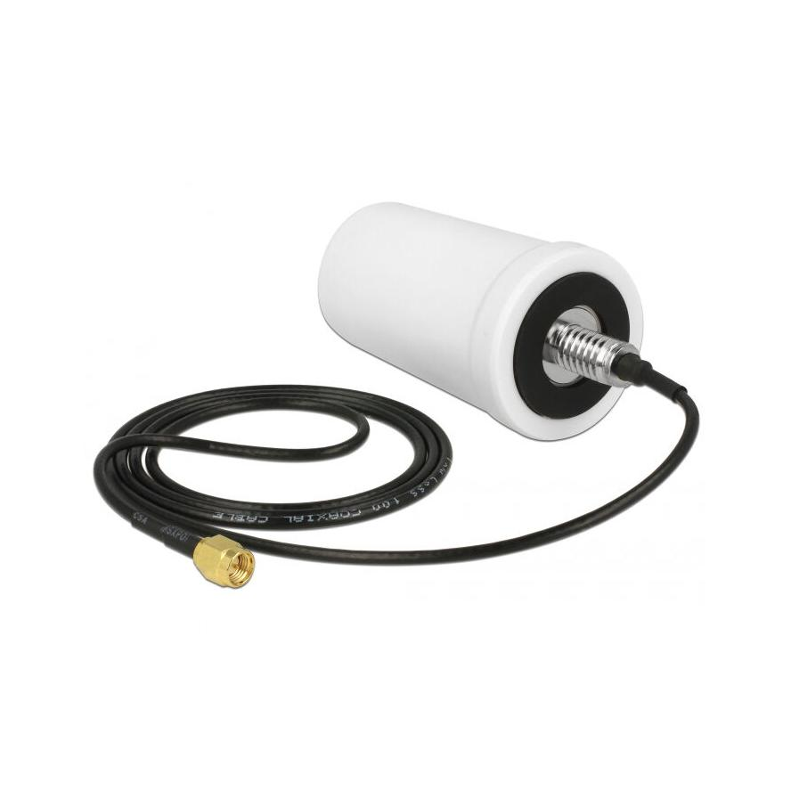 Delock LTE antenna N-dugó 1,7 - 2,0 dBi ULA100 1 m irányítatlan, rögzített, kültéri, fehér