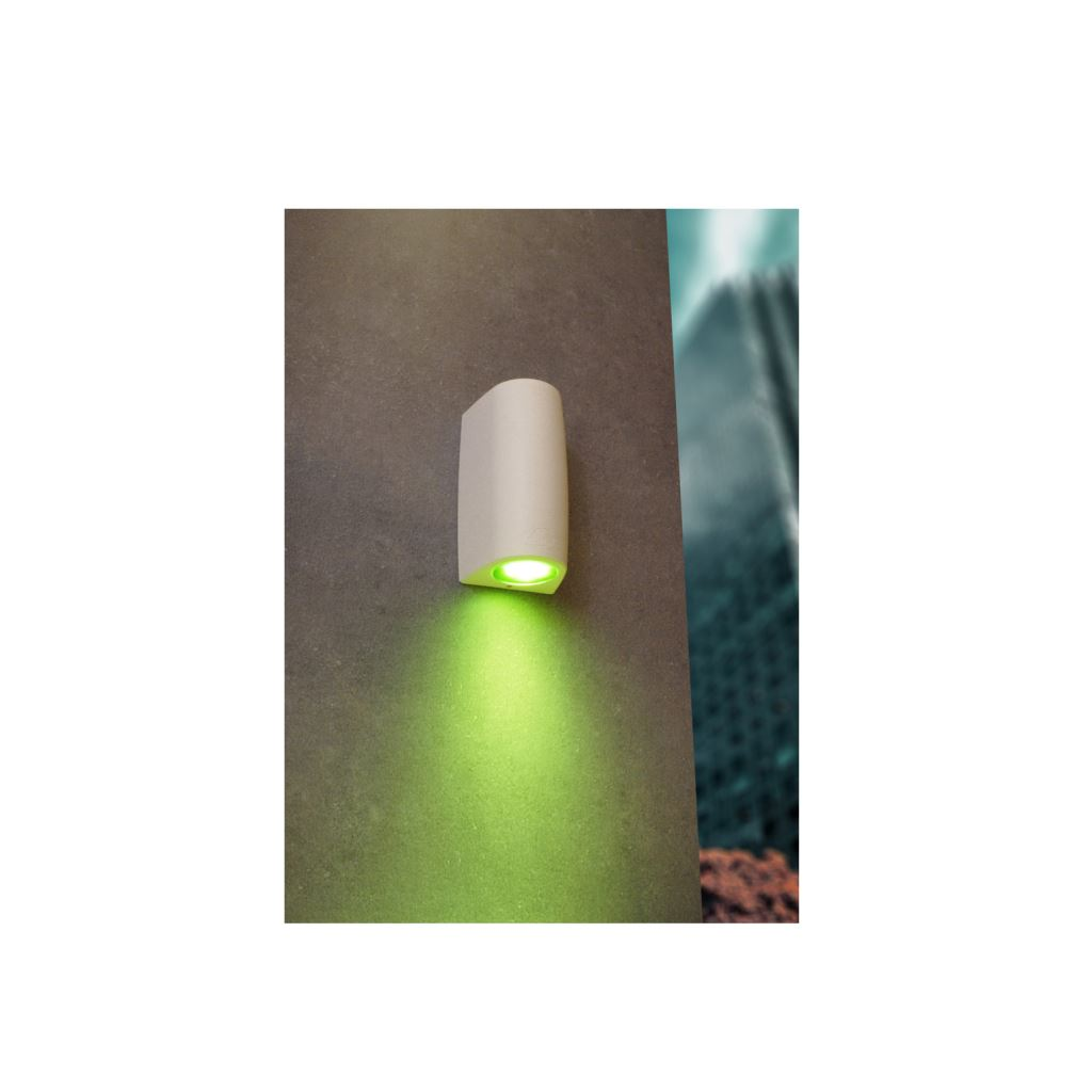 Fumagalli MARTA 90 2L LED kültéri falilámpa 7W GU10 fehér (2A4.000.000.WXU2K) (2A4.000.000.WXU2K)