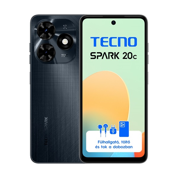 Smartphone Tecno Spark 20C 4 GB / 128 GB 4G (LTE) černý