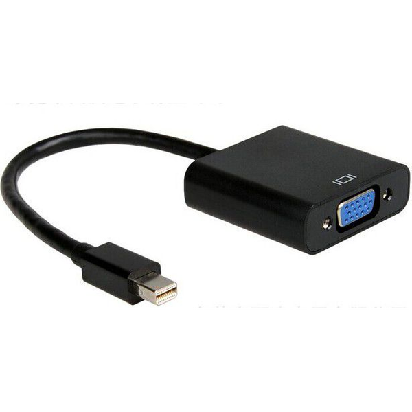Gembird Displayport mini -> VGA M/F adapter 0.2m fekete