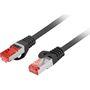 Cablu Lanberg FTP Patch cord, 1.5 m, Negru