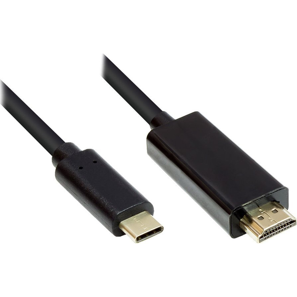 Good Connections Adapterkabel USB-C an HDMI 2.0 schw. 3m