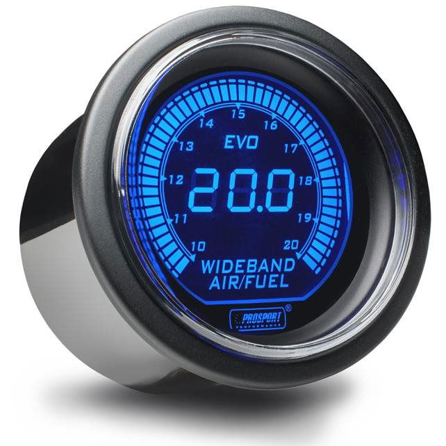 Prosport Performance EVO széles sávú kiegészítő lambda autós mérőműszer (216EVOAFR-WB4.9-WO)