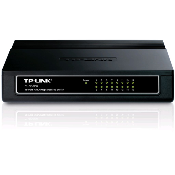TP-Link TL-SF1016D Ikke administreret Fast Ethernet (10/100) Sort