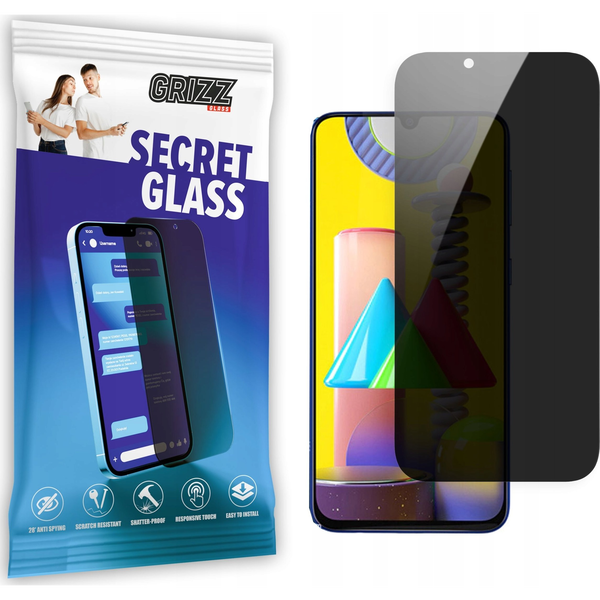  GrizzGlass Szkło prywatyzujące GrizzGlass SecretGlass Samsung Galaxy M31 Prime