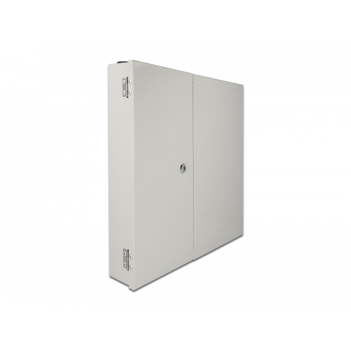 Delock Szürke, kettős ajtójú száloptikás fali elosztódoboz (86837) (86837)