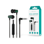 Devia универсални стерео слушалки за запис - 3,5 mm жак - Devia Kintone Series Metal Earphone - зелени