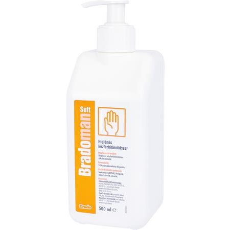 Bradoman 10831 Soft Pumpás Kézfertőtleítő Szer 500ml (10831)
