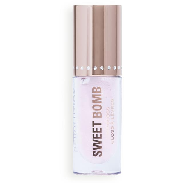REVOLUTION Sweet Bomb Lip Gloss Candyfloss Pink Glitter 4,5 ml (5057566806015)