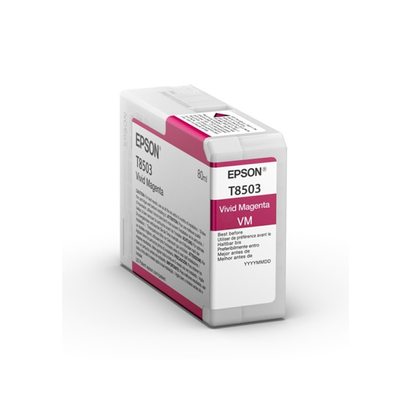 Epson T8503 blækpatron 1 stk Original Levende magenta