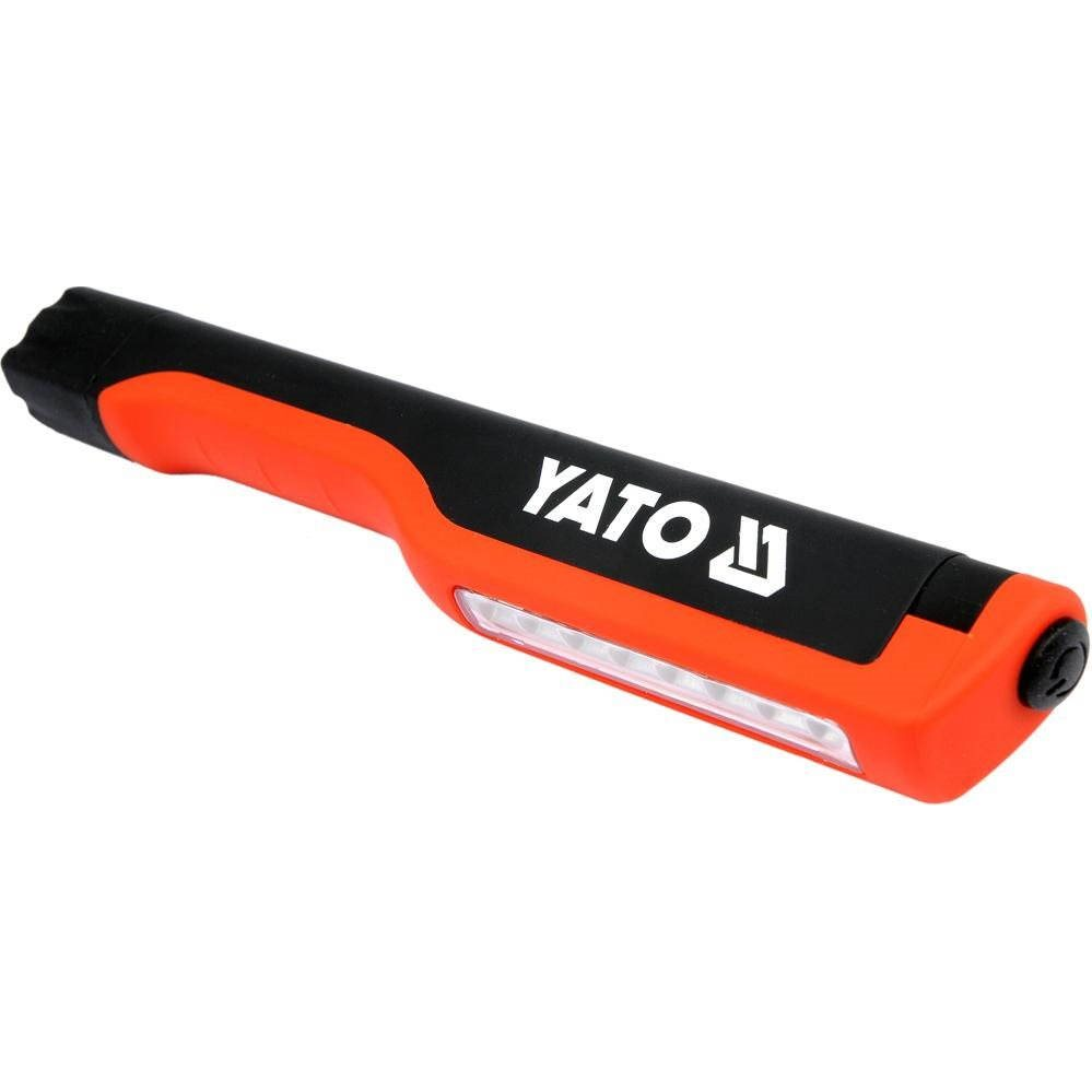 YATO LED-es zseblámpa 8 LED, csíptetővel, 80 lm (YT-08514)
