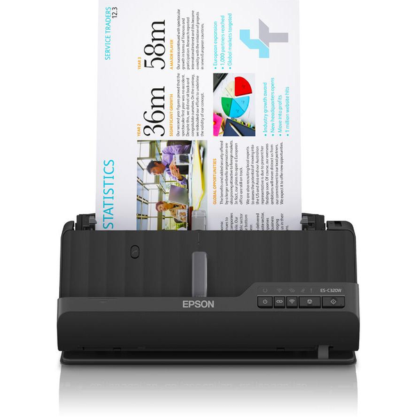 Epson ES-C320W ADF + automatikus dokumentadagolós szkenner 600 x 600 DPI A4 Fekete