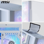 Skříň MSI MAG FORGE M100R WHITE Micro Tower bílá