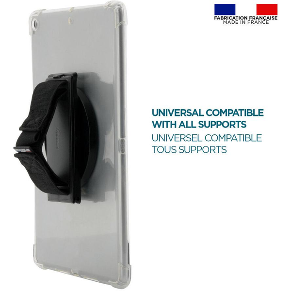 Mobilis Uni. Adhesive Rotating Handle + Handstrap for Tablet (030005)