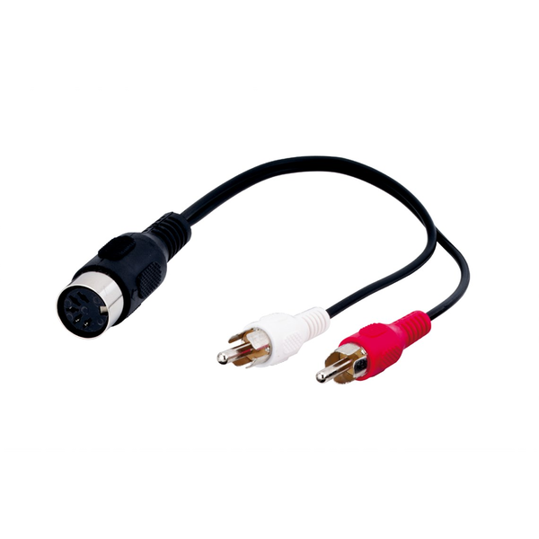 Adaptér audio kabelu; DIN konektor samice pro