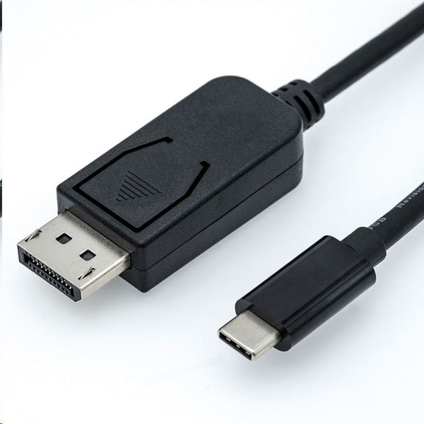 Roline USB C 3.1 - DP M/M adapter 2m kábellel  (11.04.5846-10) (11.04.5846-10)