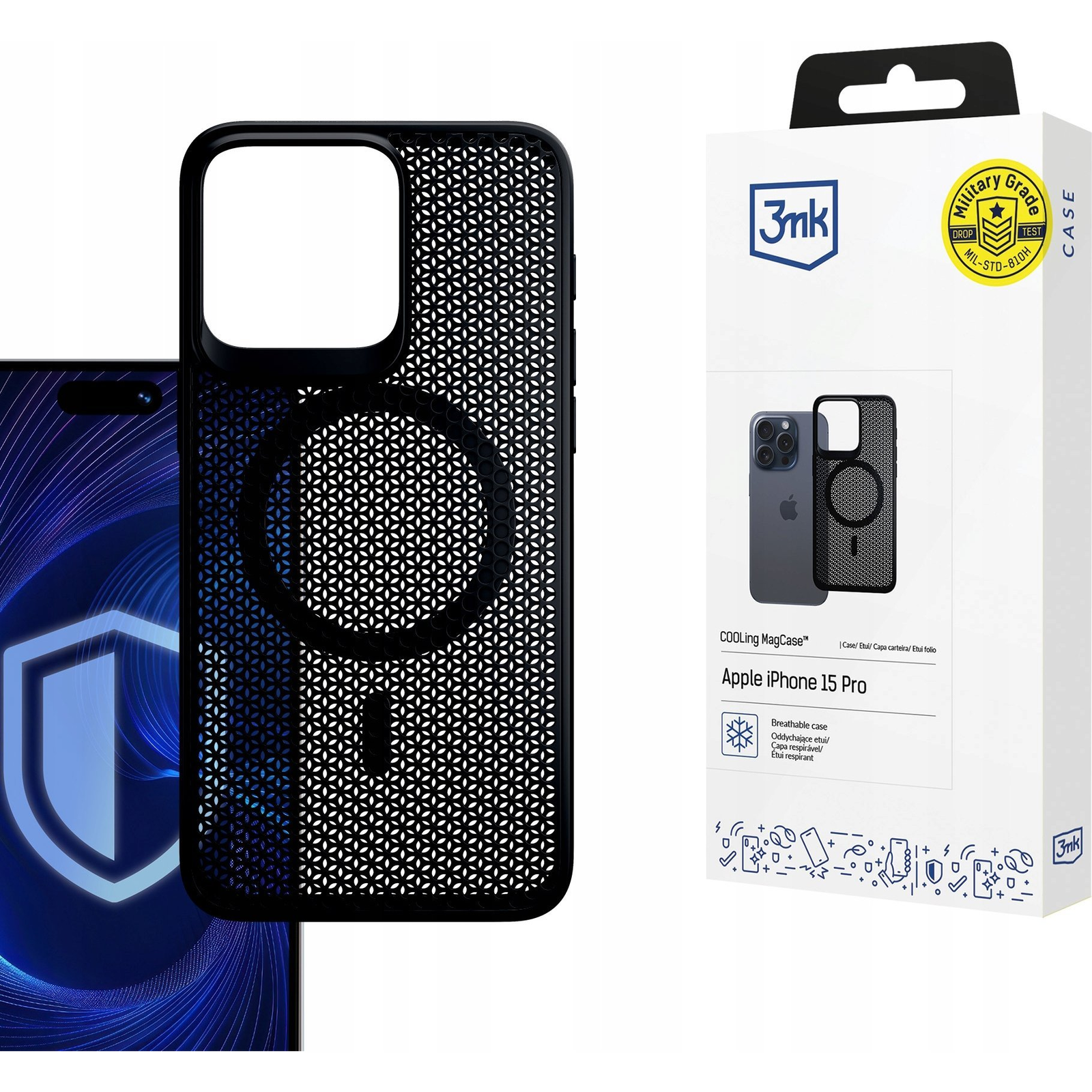 3mk COOLing MagCase Apple iPhone 15 Pro (5903108586818)