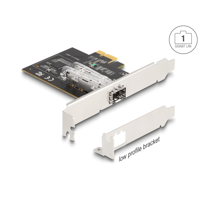 DeLock 88318 PCI-E Gigabites SFP Portbővítő kártya (88318)