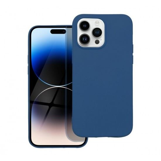 Forcell Szilikon LITE Apple iPhone 14 Pro Max hátlap tok kék (67646) (FO67646)