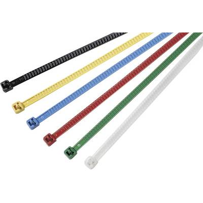 HellermannTyton 131-55000 LR55R-PA66HS-BK (500) Kábelkötöző 195 mm 4.70 mm Fekete Nyitható 500 db (131-55000)