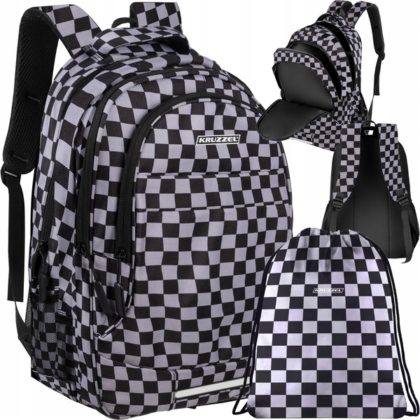  Kruzzel Plecak 22L - szachownica Kruzzel 24530