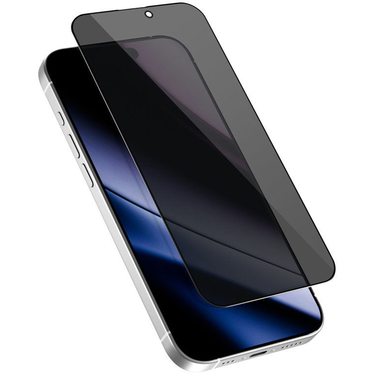 Epico Privacy Glass 3D iPhone 17 Pro ultraszéles üvegfólia + pormentes applikátor (94112151300003)