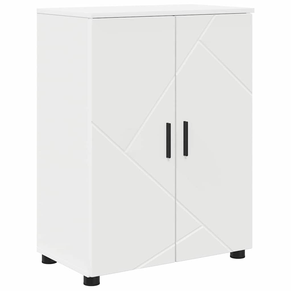 Fürdőszoba Székény polcokkal Fehér 60 x 35 x 80 cm Faanyag