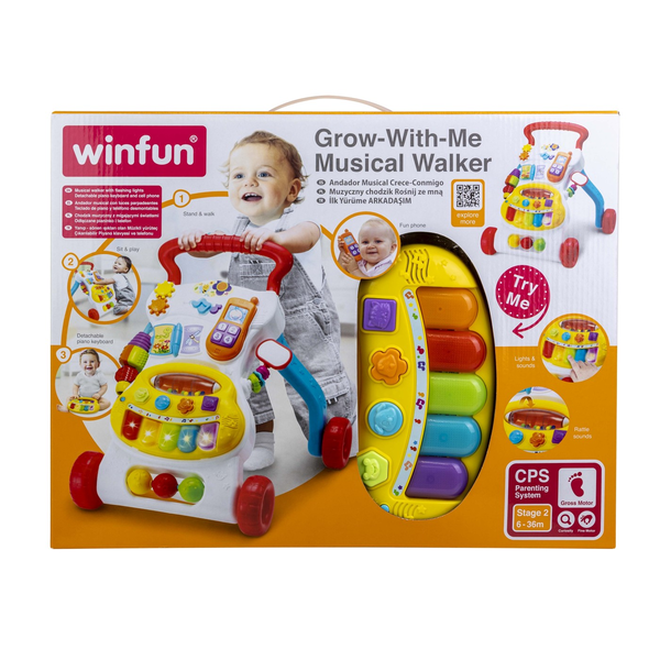 Winfun: Zenélõ bébi járássegítõ