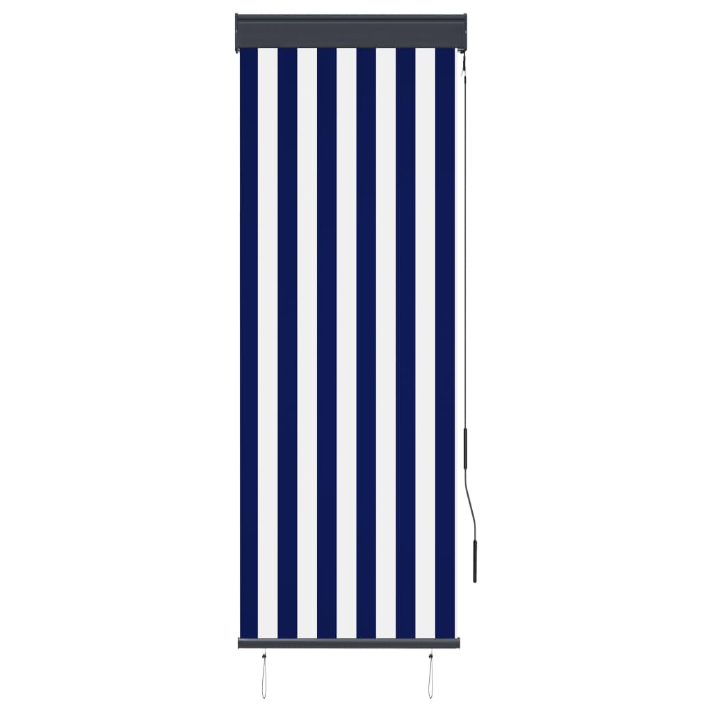 kék és fehér kültéri roló 60 x 250 cm (145943)