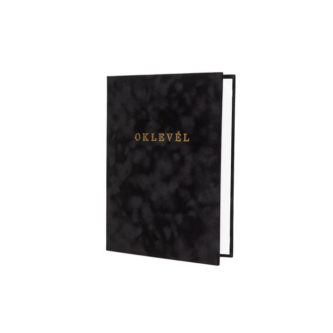 Oklevéltartó A4 - Fekete / Arany (5999513156722)
